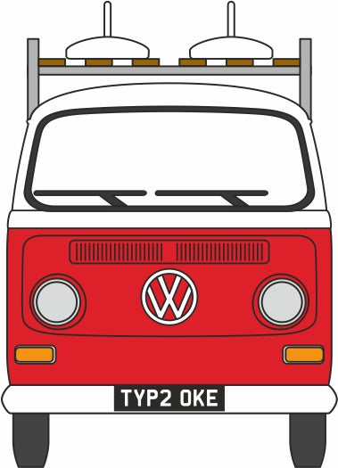 Oxford Diecast 1:76 Scale Volkswagen Bay Window Coca Cola 76VW030CC Front