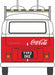 Oxford Diecast 1:76 Scale Volkswagen Bay Window Coca Cola 76VW030CC Rear