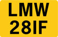 Oxford Diecast 1:76 Scale Volkswagen Beetle Lotus White 76VWB008 Registration Plate