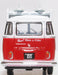 Oxford Diecast VW T1 Bus and Surfboards Coca Cola 76VWS008CC 1:76 Scale Rear