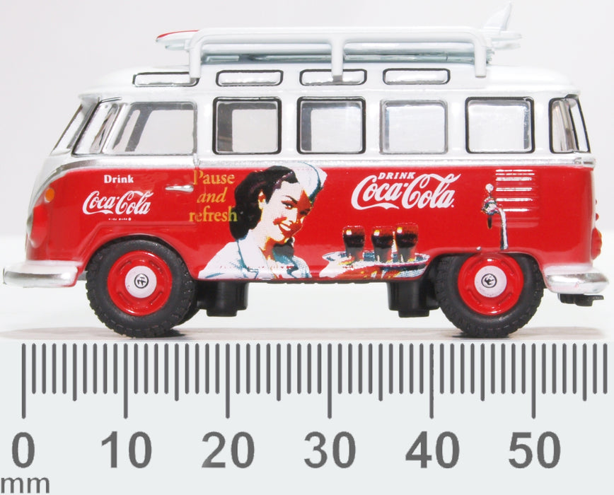 Oxford Diecast VW T1 Bus and Surfboards Coca Cola 76VWS008CC 1:76 Scale Measurements