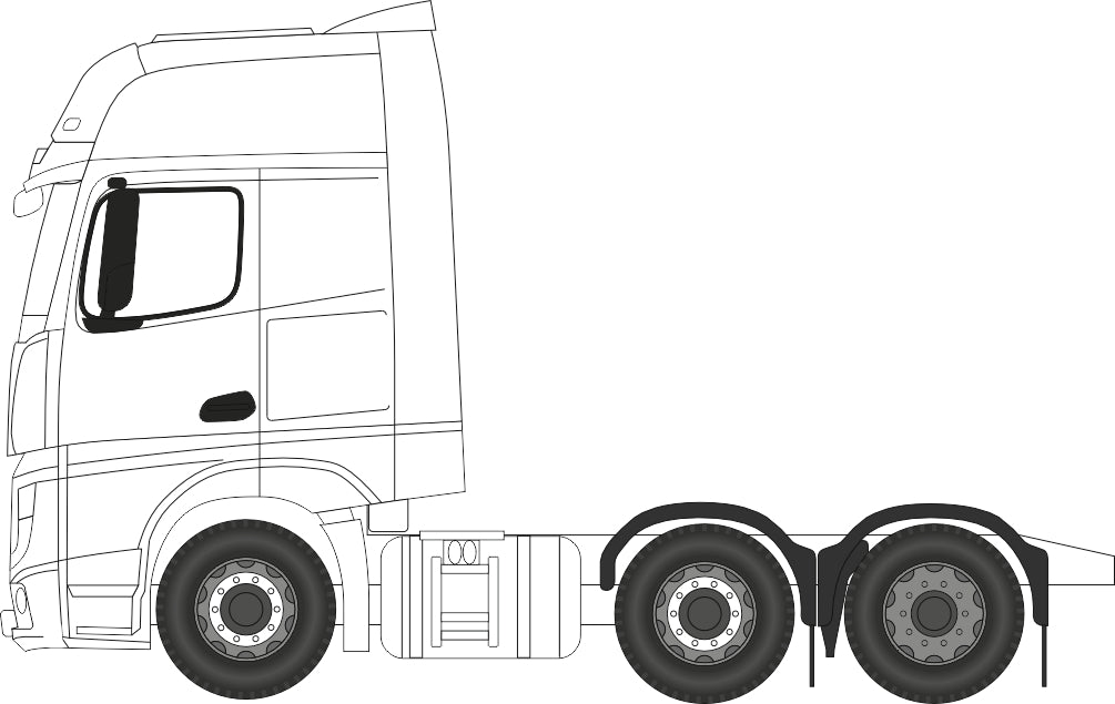 Mercedes Actros Cab White