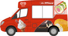 Oxford Diecast Mr Whippy Mercedes Ice Cream Van - 1:76 Scale 76WM001 Left