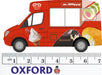 Oxford Diecast Mr Whippy Mercedes Ice Cream Van - 1:76 Scale 76WM001 Measuremenmts