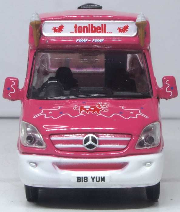 Oxford Diecast Whitby Mondial Ice Cream Van Tonibell 1:76