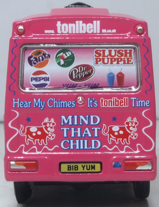 Oxford Diecast Whitby Mondial Ice Cream Van Tonibell 1:76