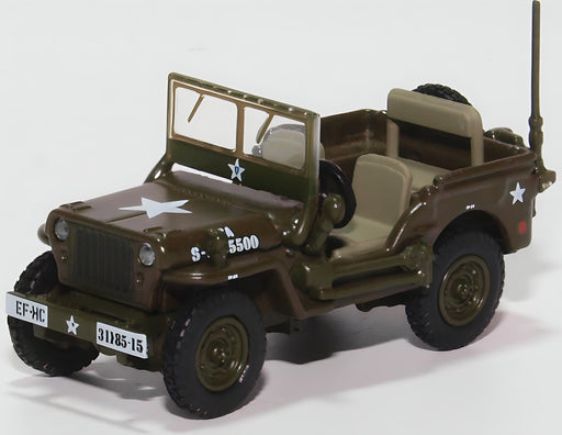 Oxford Diecast Willys MB US Army 76WMB003 1:76 Scale