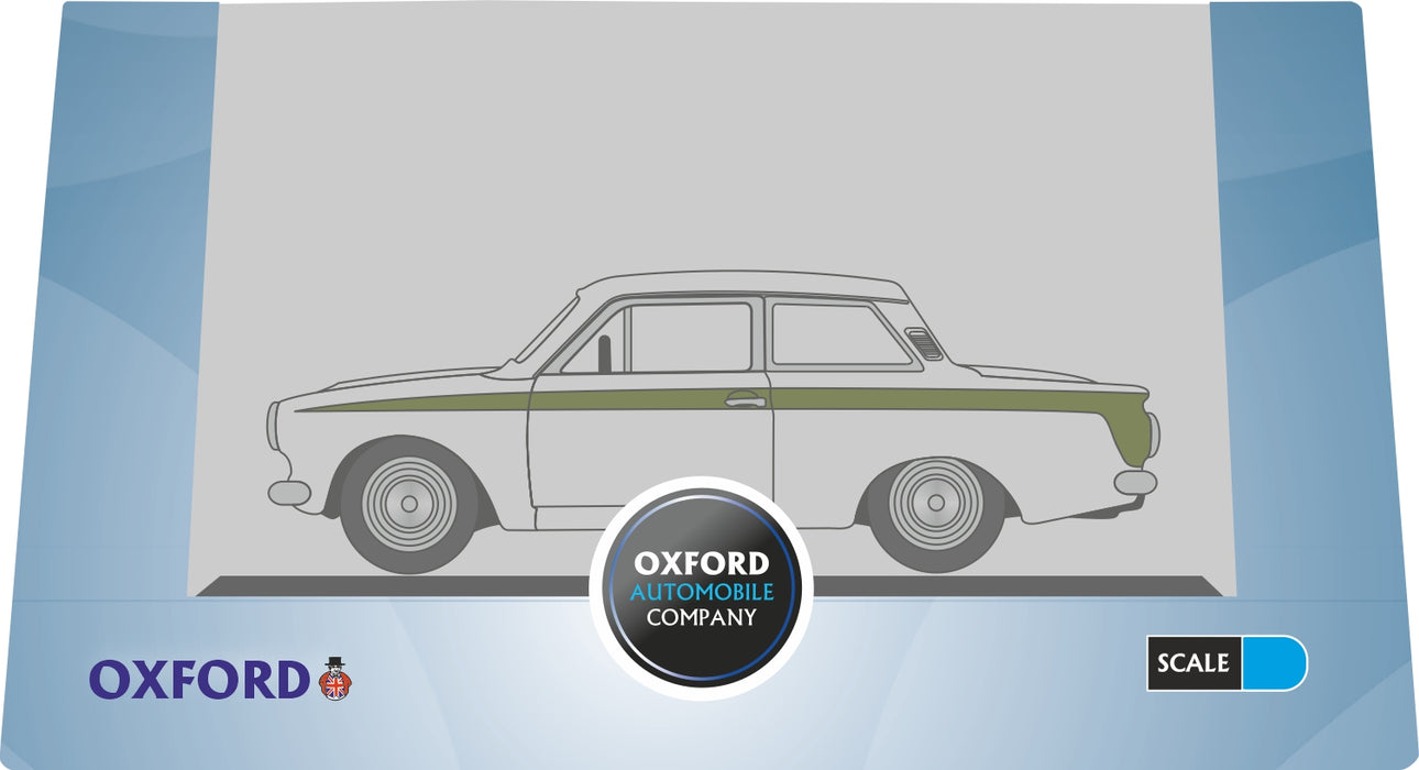 Oxford Diecast Cortina MK I White - 1:76 Scale 76COR1001 Pack