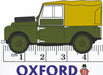 Oxford Diecast Land Rover 88 Canvas Green Bronze - 1:76 Scale 76LAN188009 Measurements