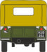 Oxford Diecast Land Rover 88 Canvas Green Bronze - 1:76 Scale 76LAN188009 Rear