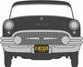 Oxford Diecast Buick Century 1955 California Highway Patrol 1:87 Scale Front
