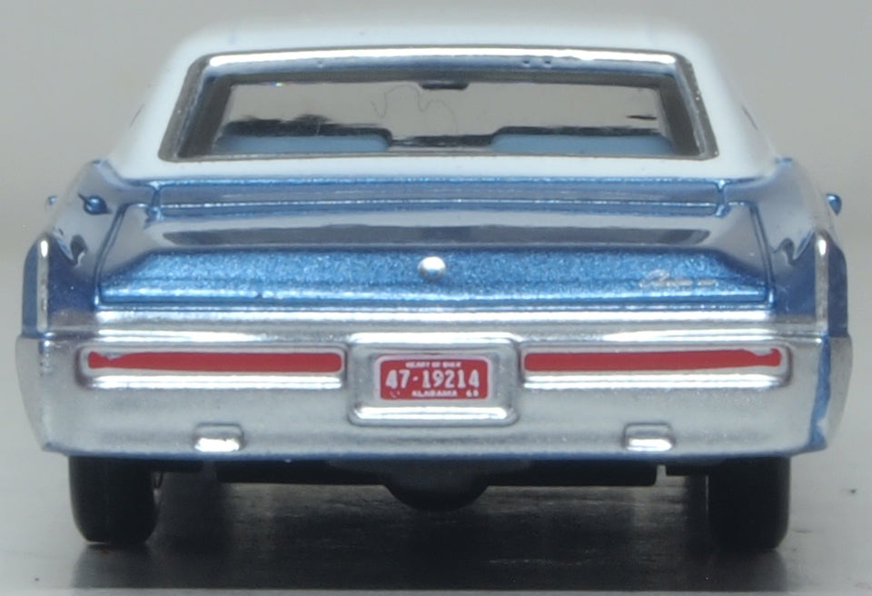 Oxford Diecast 1968 Buick Electra 225 Medium Teal Blue Mist/Parchment 1:87