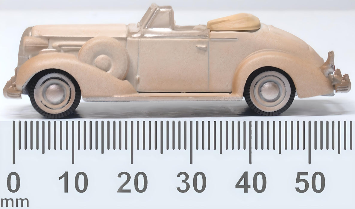 Oxford Diecast Junkyard Project Buick Special Converible 1936 1:87 scale 87BS36006 measurements