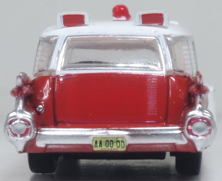 Oxford Diecast 1959 Cadillac Miller-Meteor Ambulance 1:87