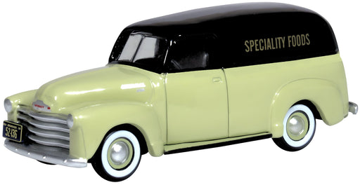 87CV50004 Oxford Diecast Chevrolet Panel Van 1950 Speciality Foods 