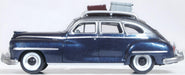 Oxford Diecast Desoto Suburban 1946-48 Butterfly Blue and Crystal Gray 1:87 Scale Left