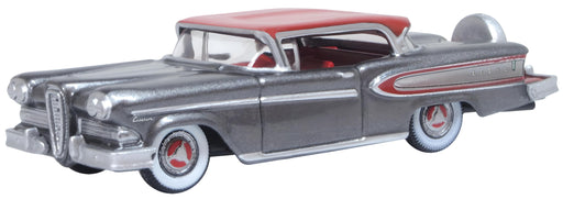 Oxford Diecast Silver Gray Ember Red Edsel Citation 1958 87ED58008