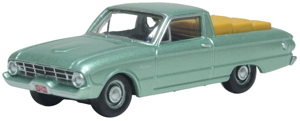 Oxford Diecast 1960 Ford Falcon Ranchero Meadowvale Green (Load) 1:87