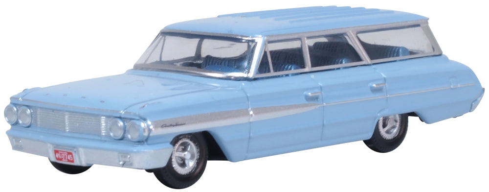 Oxford Diecast 1964 Ford Country Sedan Skylight Blue