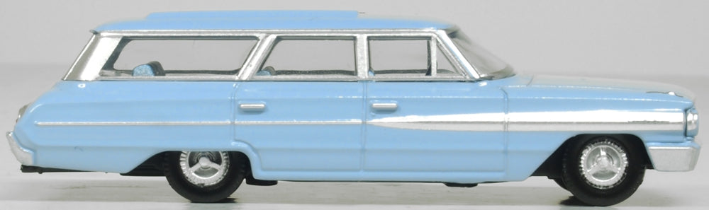 Oxford Diecast 1964 Ford Country Sedan Skylight Blue
