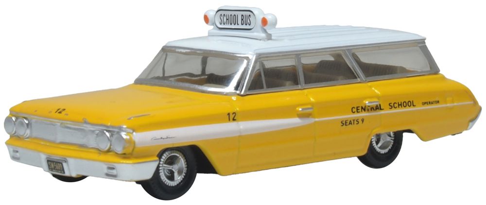 Oxford Diecast 1964 Ford Country Station Wagon  Central School Bus 1:87