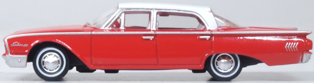 1960 Ford Fairlane 500 Town Sedan Monte Carlo Red/Corinthian White