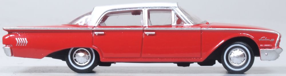 1960 Ford Fairlane 500 Town Sedan Monte Carlo Red/Corinthian White