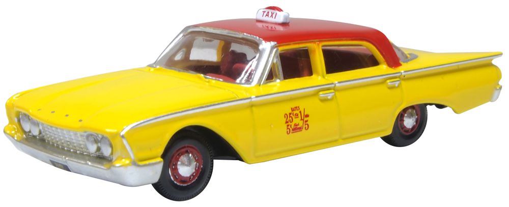 Oxford Diecast 1960 Ford Fairline Sedan NYC Taxi 1:87