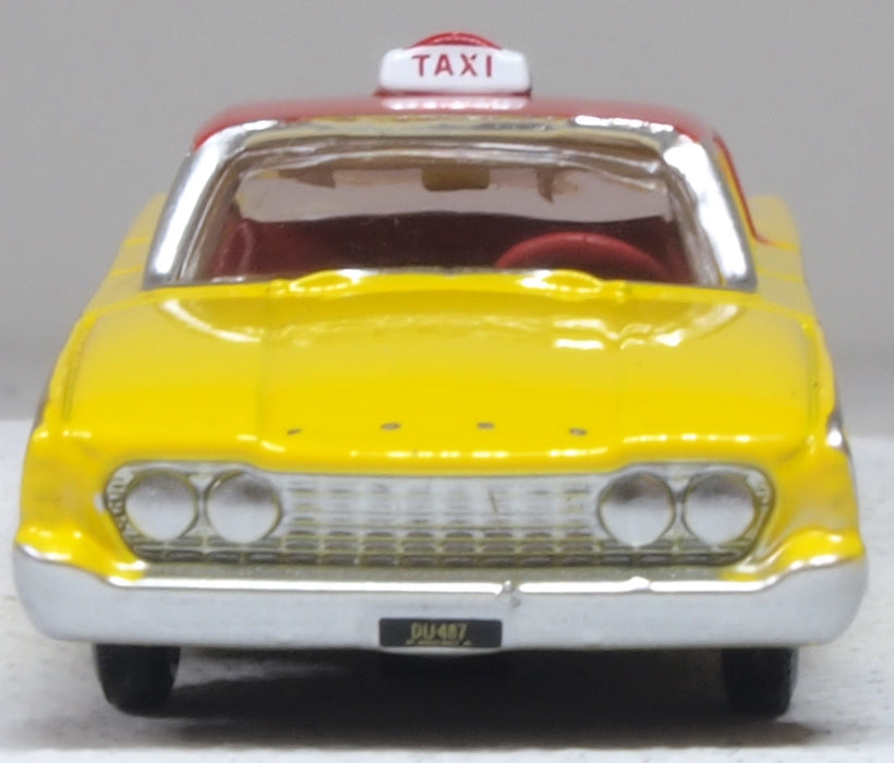 Oxford Diecast 1960 Ford Fairline Sedan NYC Taxi 1:87