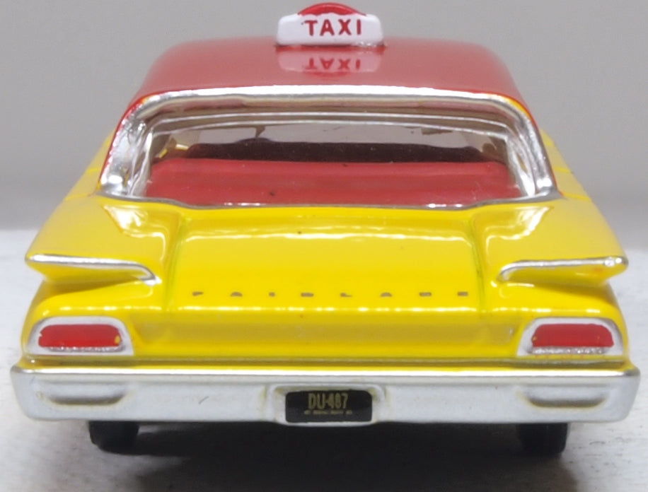 Oxford Diecast 1960 Ford Fairline Sedan NYC Taxi 1:87