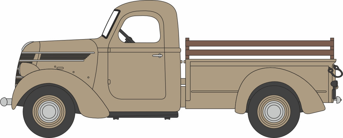Oxford Diecast International D-2 1937/40 International Tan (Slats) 1:87 Scale