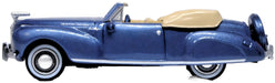 Oxford Diecast Darian Blue/tan Lincoln Continental 1941 87LC41007 1:87 Scale Left