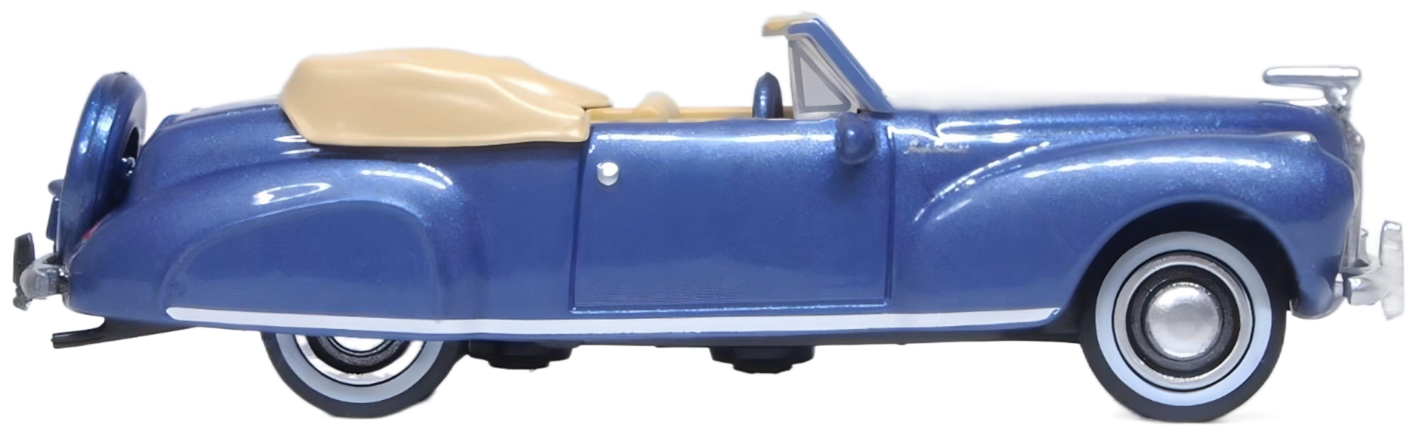 Oxford Diecast Darian Blue/tan Lincoln Continental 1941 87LC41007 1:87 Scale Right