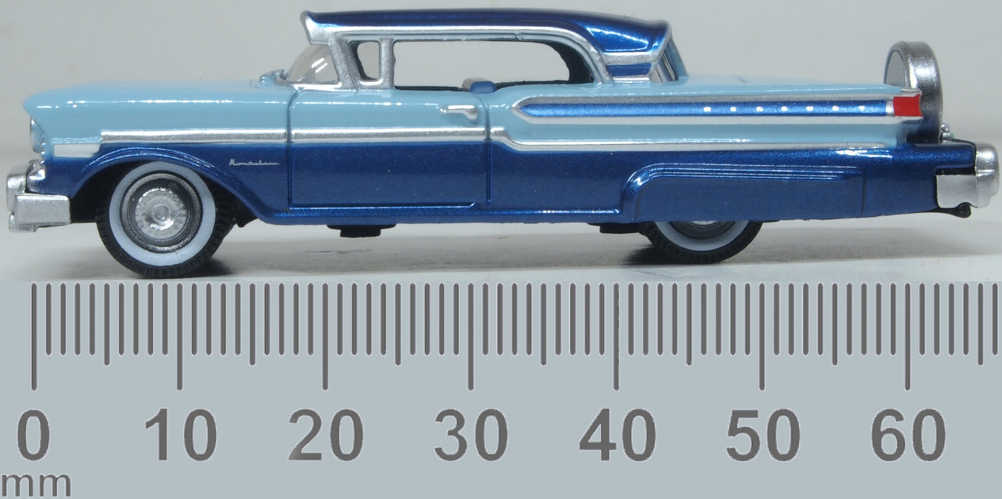 Oxford Diecast 1957 Mercury Montclair Nantucket Blue/Pacific Blue 1:87 Scale