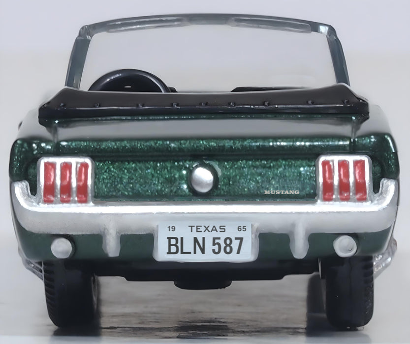 Oxford Diecast Ivy Green Ford Mustang 1965 1:87 Scale Resr