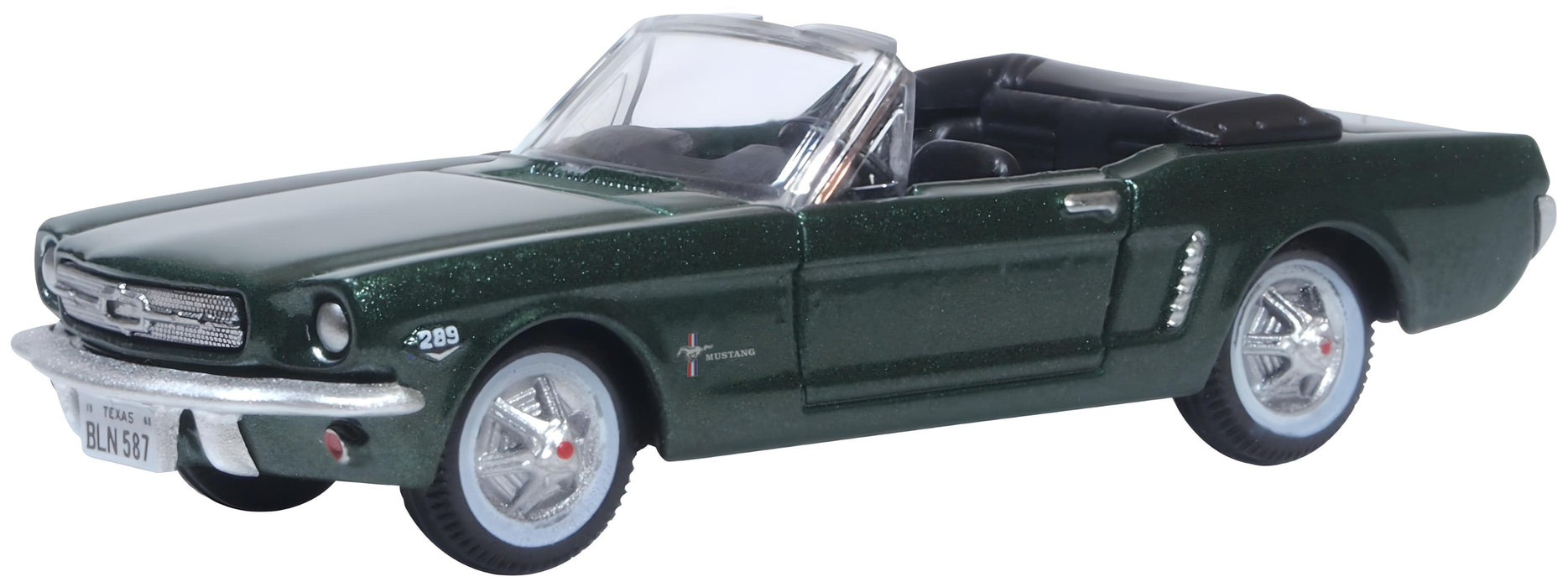 Oxford Diecast Ivy Green Ford Mustang 1965 1:87 Scale