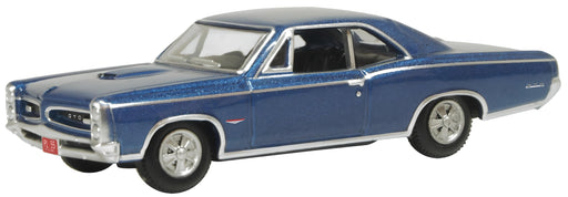 Oxford Diecast 1:87 Scale HO Pontiac GTO 1966 Fontaine Blue 87PG66001