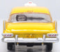 Model of the Tanner Yellow Cab Co. S California Plymouth Belvedere Sedan 1959 by Oxford at 1:87 scale. 87PS59002 Rear