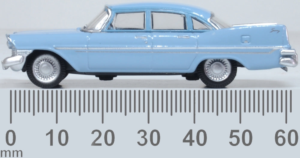 Oxford Diecast 1959 Plymouth Savoy Sedan Powder Blue