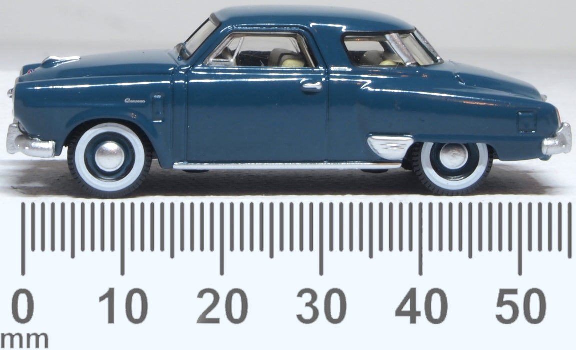 Oxford Diecast 1950 Studebaker Champion Starlight Coupe Aqua Green 1:87