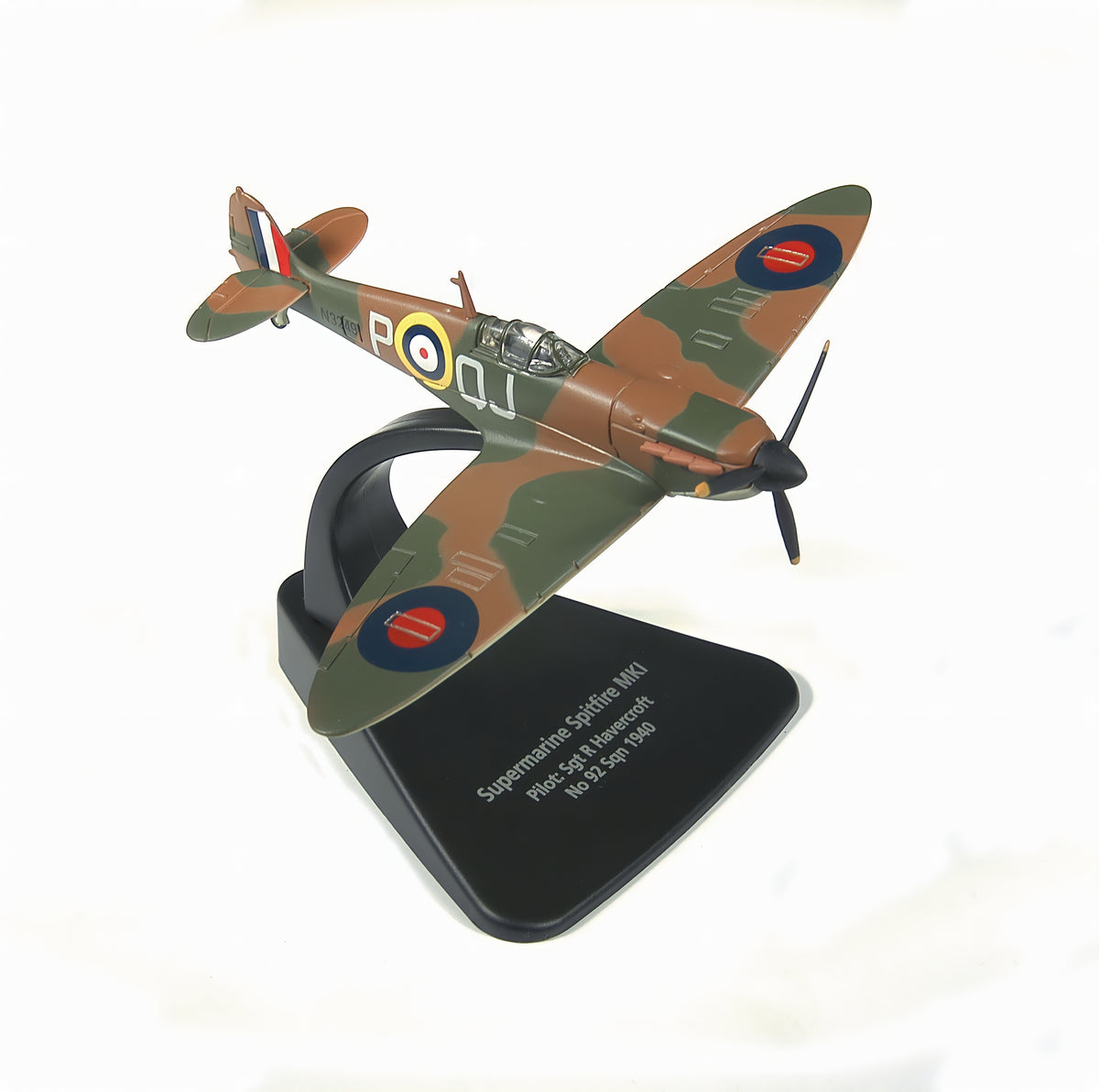 Spitfire MkI Supermarine 1:72 Scale Model Aircraft Oxford Diecast