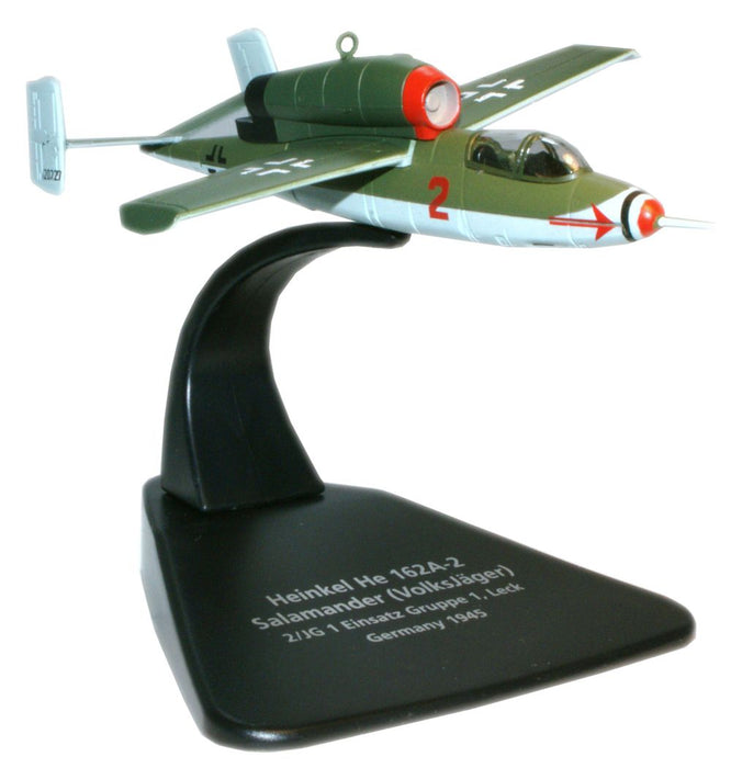 Oxford Diecast Heinkel HE162 1:72 Scale Model Aircraft No Swastika