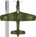Oxford Diecast Dornier Do 335 Smithsonian 1:72 Scale Model Aircraft - AC048 Dimensions