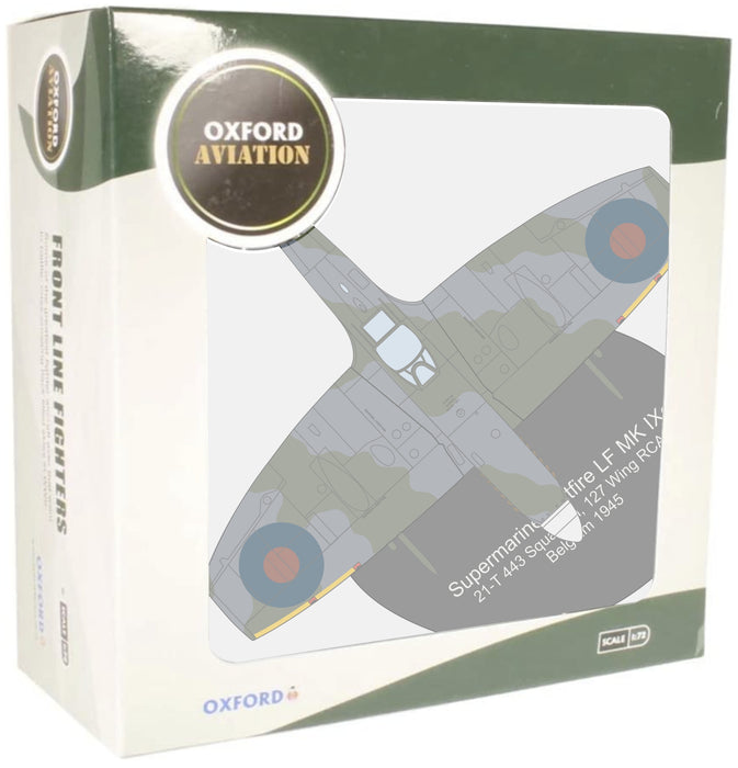 Oxford Diecast Spitfire Ixe 443 Sqn. RCAF AC098 1:72 Scale Box