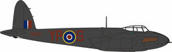 Oxford Diecast 1:72 scale model of the 23 Squadron RAF 1943 DH Mosquito AC102 Right
