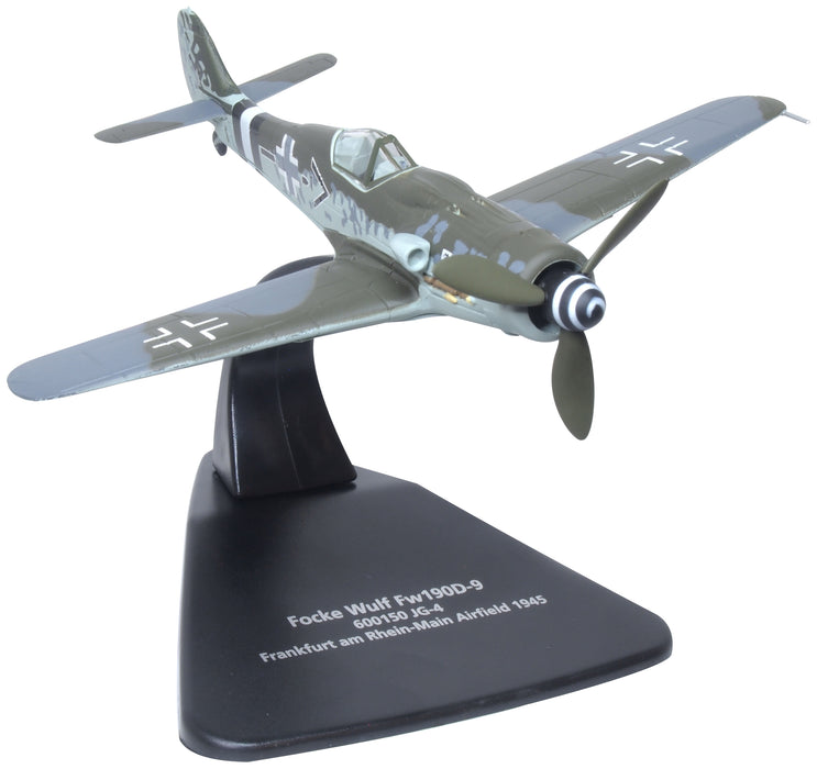 Oxford Diecast Focke Wulf 190d 600150 Jg-4, Frankfurt Am, Rhein 1945