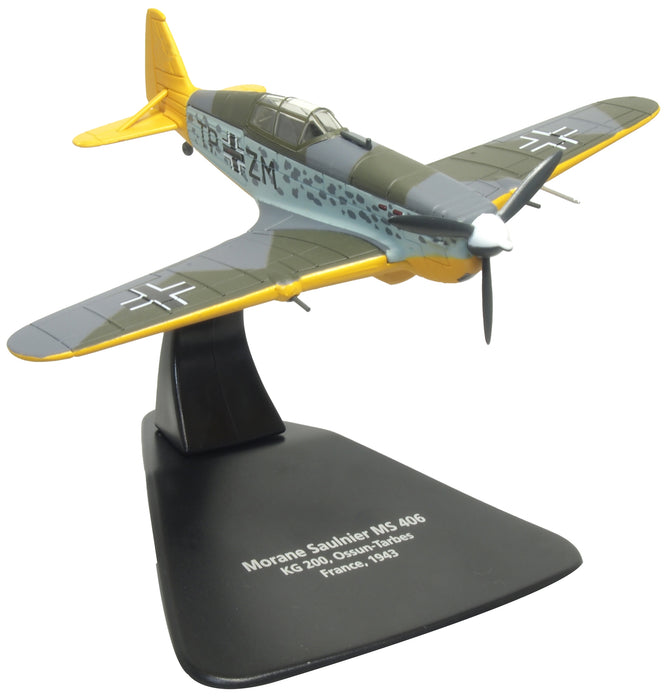 Oxford Diecast Morane Saulnier 406 KG200 Ossuntarbes France 1943 No Swastika 1:72 Scale