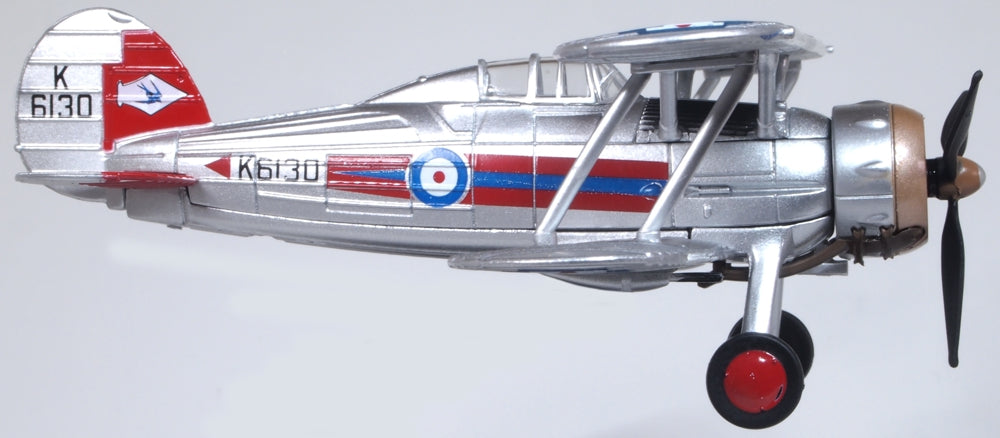 OXFORD DIECAST RAF No.72 Sqn.,Church Fenton 1937 Gloster