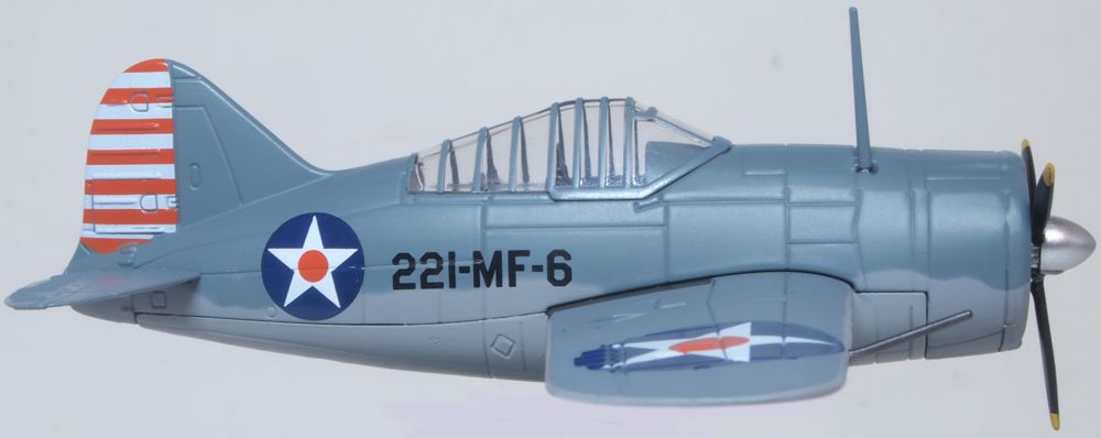 Oxford Diecast Brewster Buffalo Vmf-221 US Marine Corps Mcas Ewa Hawaii 1:72