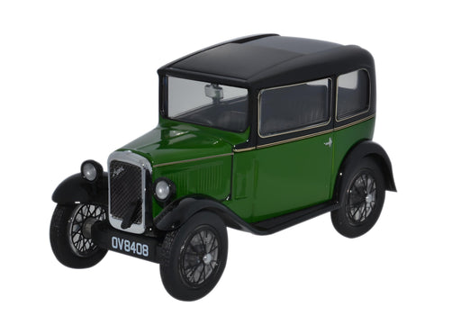 Oxford Diecast Austin Seven RN Saloon Westminster Green - 1:43 Scale ASS004